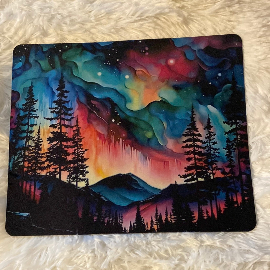 Beautiful forest mouse pad