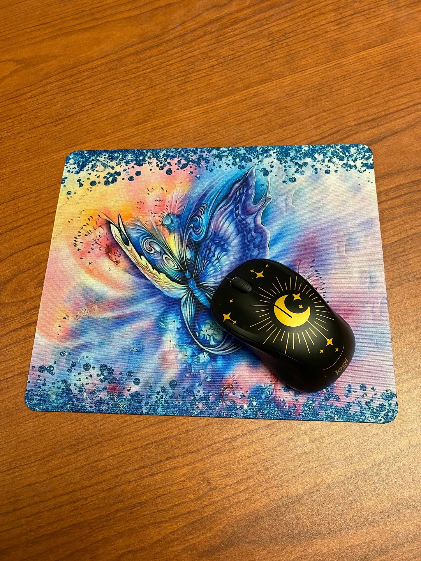 Butterfly mouse pad