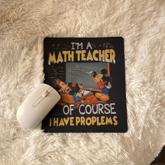 Teacher mouse pad