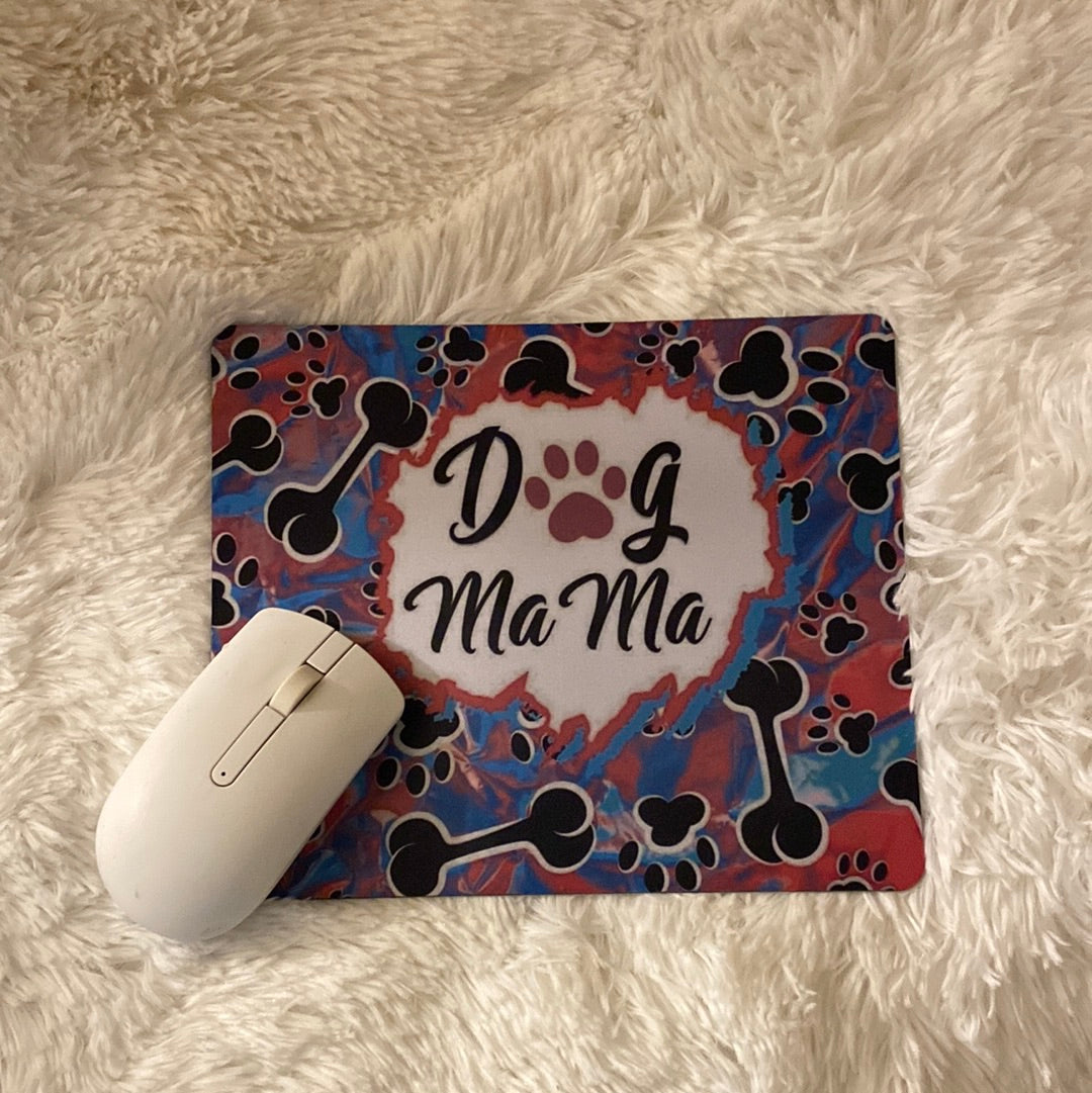 Dog mom mouse pad