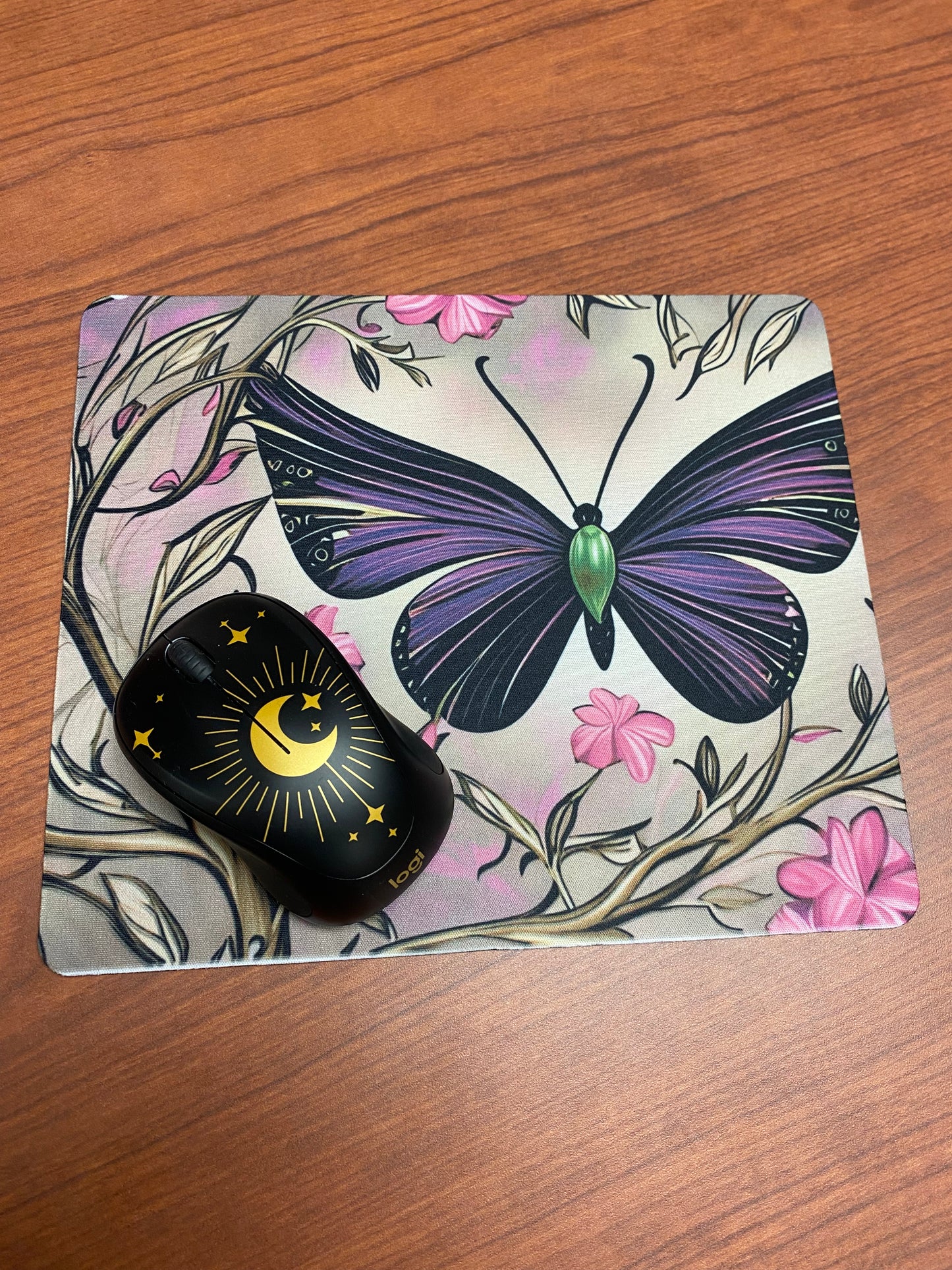 Butterfly mouse pad
